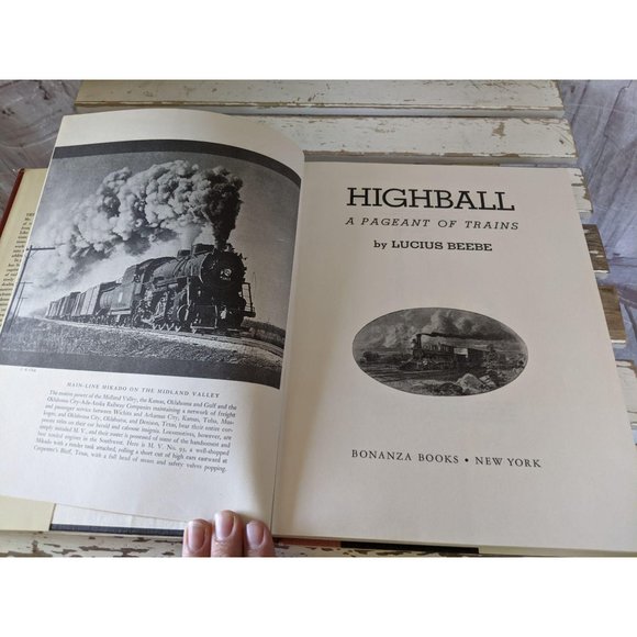 Highball A pageant trains Lucius Beebe book 1945 h - Picture 4 of 10